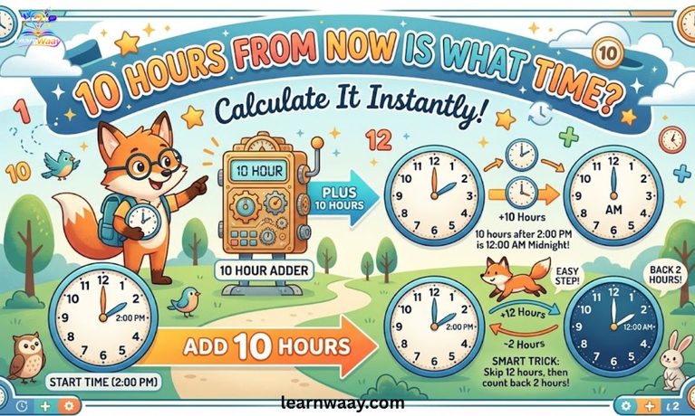 10 Hours From Now is What Time Calculate It Instantly!