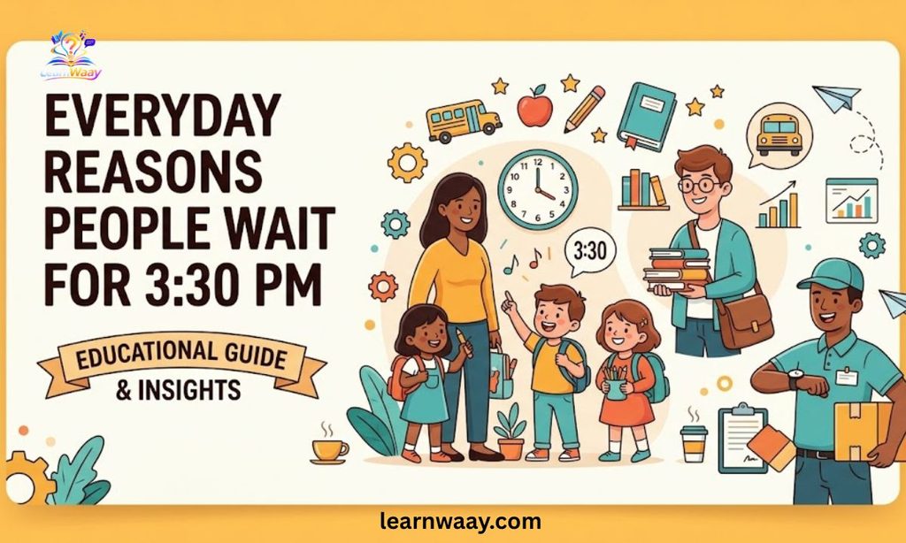Everyday Reasons People Wait for 3:30 PM