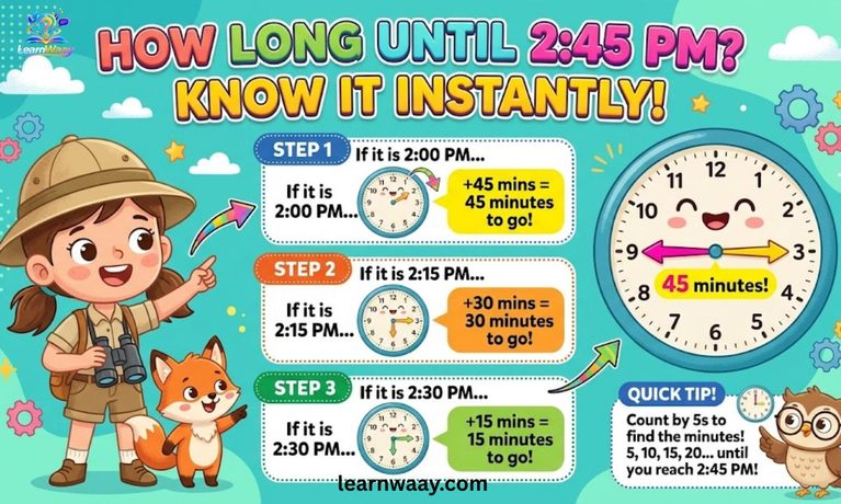 How Long Until 245 PM Know It Instantly