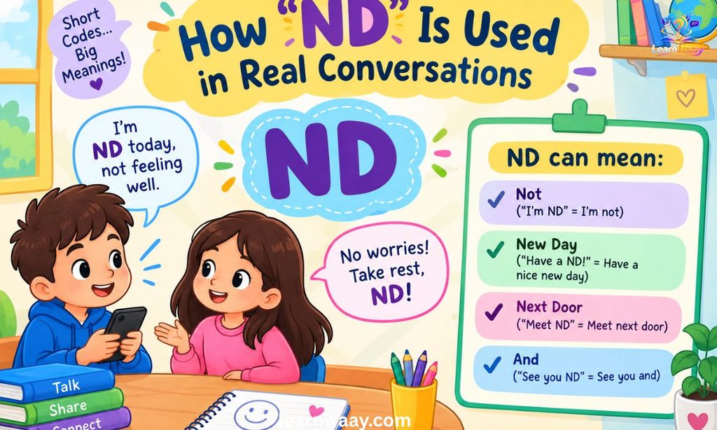 How "ND" Is Used in Real Conversations