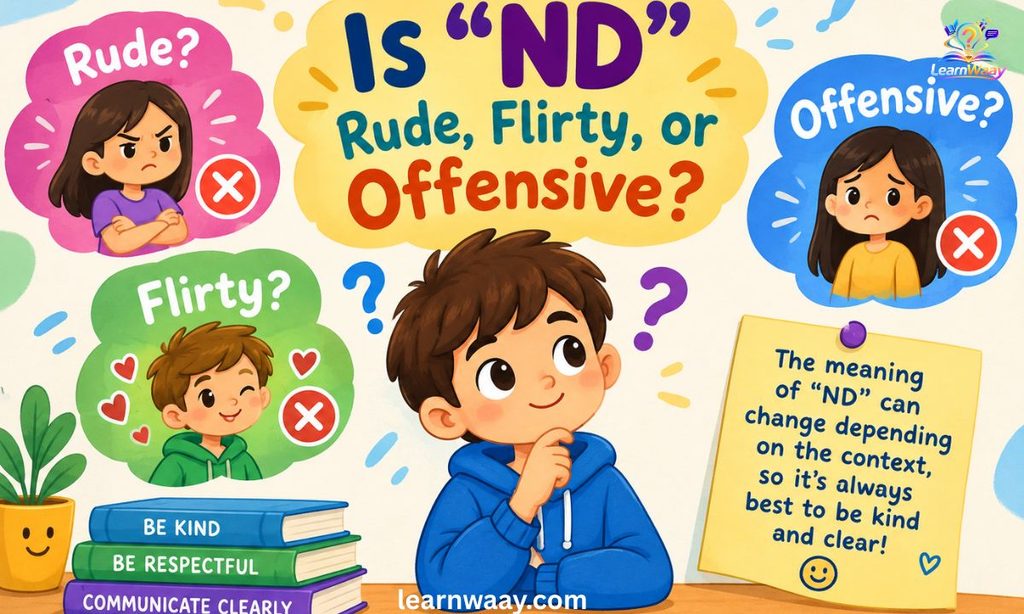 Is "ND" Rude, Flirty, or Offensive?