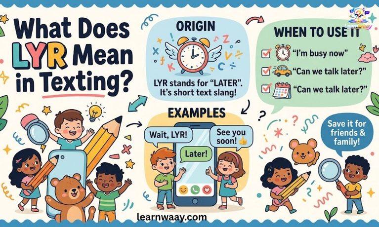 LYR Meaning in Text Explained Uses, Origin & Examples