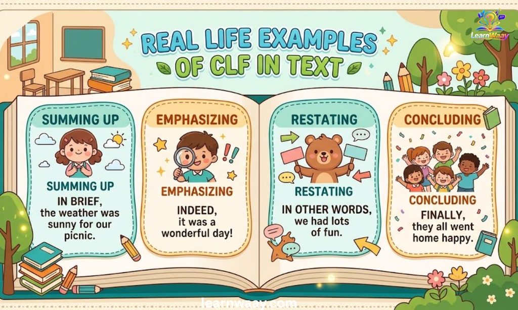 Real Life Examples of CLF in Text