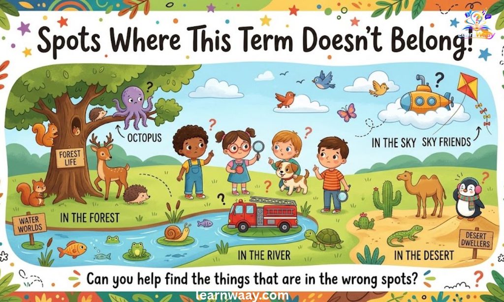 Spots Where This Term Doesn't Belong