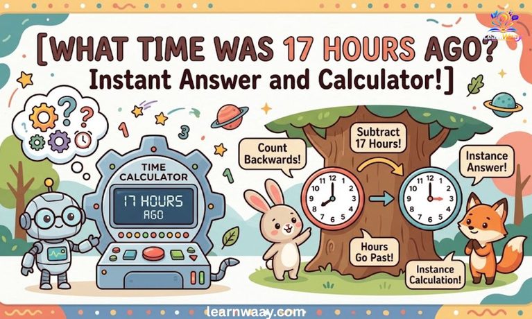 What Time Was 17 Hours Ago Instant Answer and Calculator!