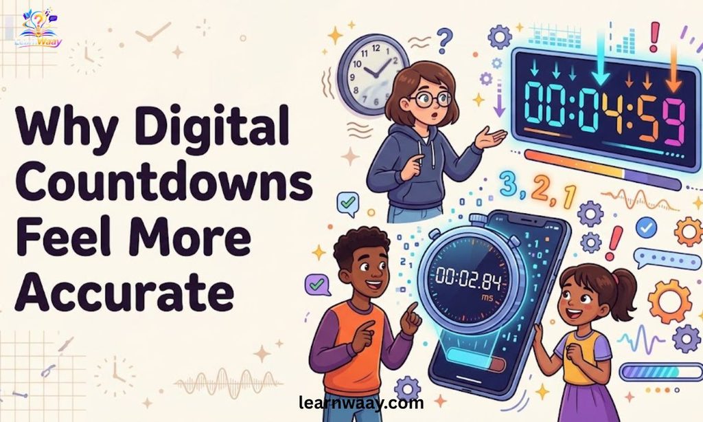 Why Digital Countdowns Feel More Accurate