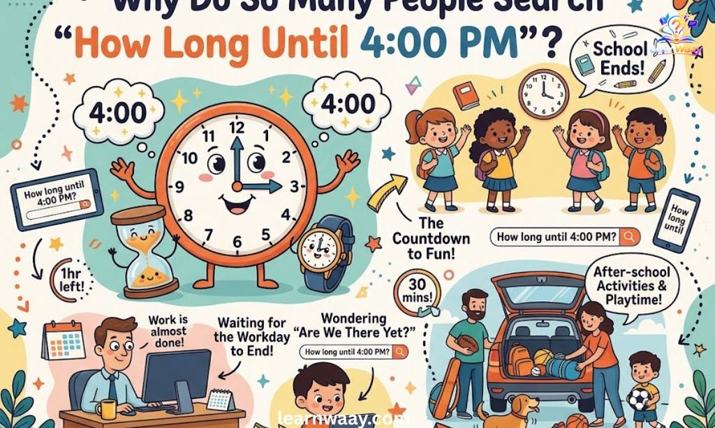 Why Do So Many People Search "How Long Until 4:00 PM"?