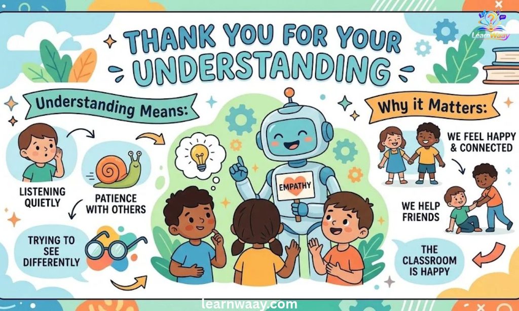 1. Thank You for Your Understanding