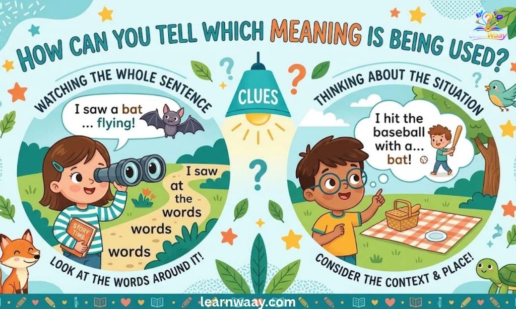 How Can You Tell Which Meaning Is Being Used?