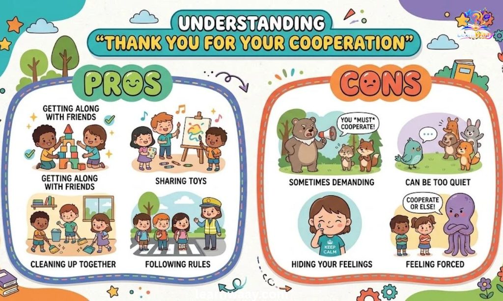 Pros and Cons of Thank You for Your Cooperation
